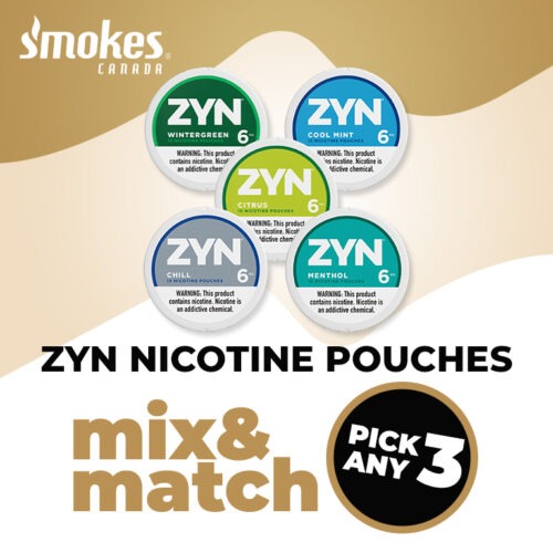Mix and Match Zyn nicotine pouches